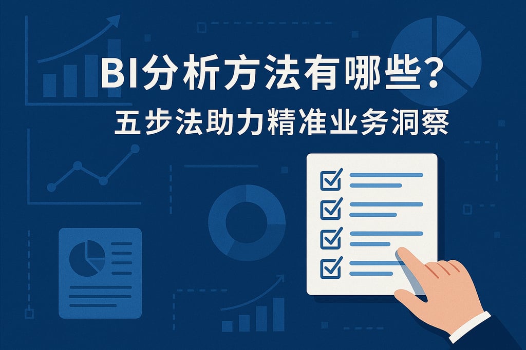 BI分析方法有哪些？五步法助力精准业务洞察"